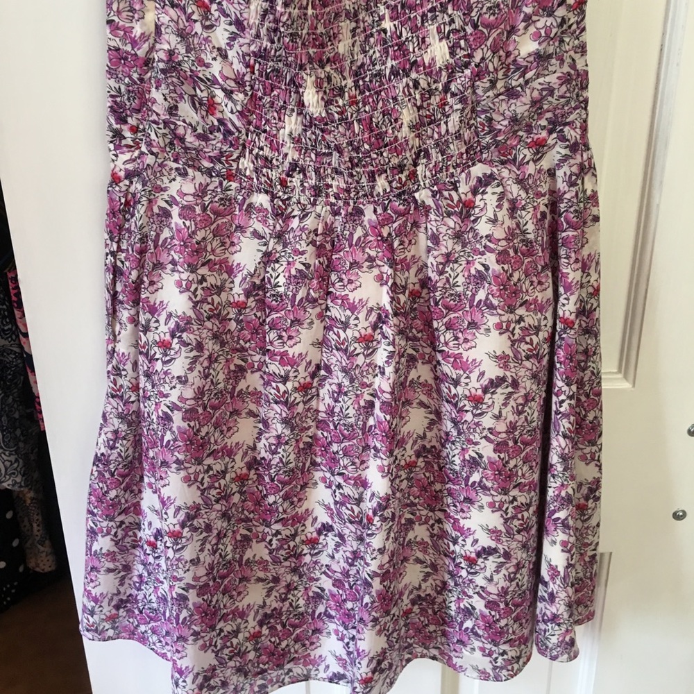 Express purple floral dress